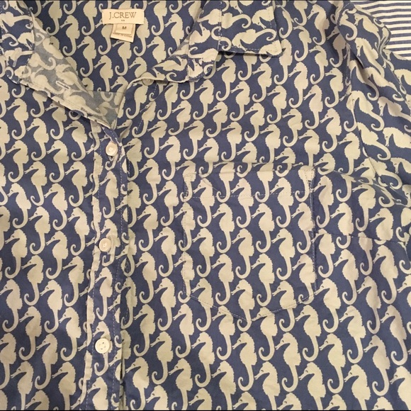 J. Crew Seahorse Button Down - Picture 3 of 4